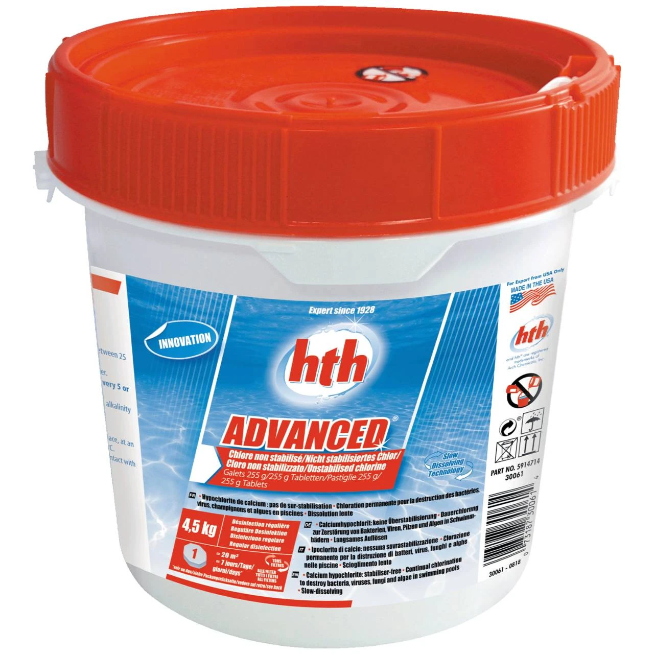 4,5 Kg - Hth® ADVANCED Tablette 255g Langsamlöslich 3 4,5 Kg - Hth® ADVANCED Tablette 255g Langsamlöslich