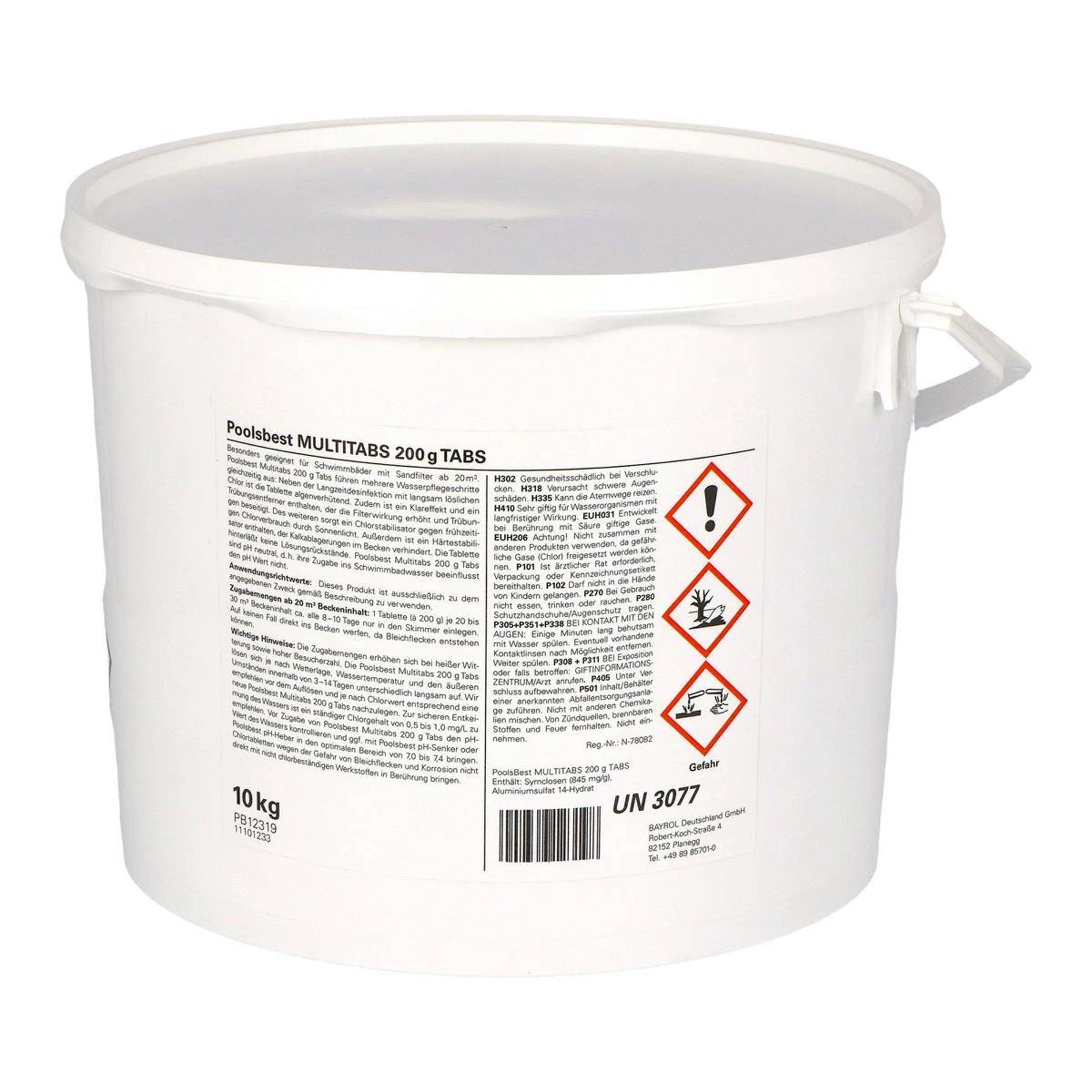 10 Kg - PoolsBest® Chlor Multitabs 5 In 1, 200 G Tabs 4 10 Kg - PoolsBest® Chlor Multitabs 5 In 1, 200 G Tabs – Bild 2