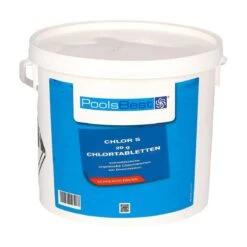 5 Kg - PoolsBest® Chlortabs S 20g - Schnelllöslich