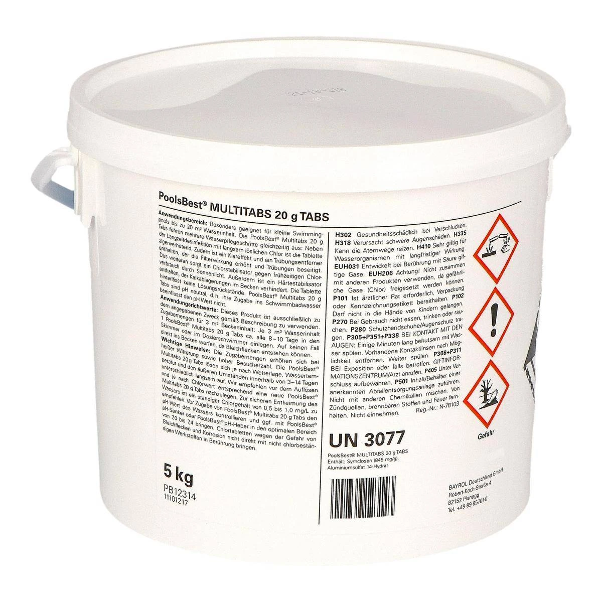 5 Kg - PoolsBest® Mini - Multitabs 5 In 1, 20 G Tabletten 4 5 Kg - PoolsBest® Mini - Multitabs 5 In 1, 20 G Tabletten – Bild 2