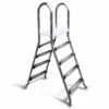 Hochbeckenleiter Edelstahl CLASSIC 120/120 - 2 X 4 Stufen -Pool-Chlor-Shop 52200 wp Aufstellleiter CLASSIC 120 2x4 Stufen 1280x1280