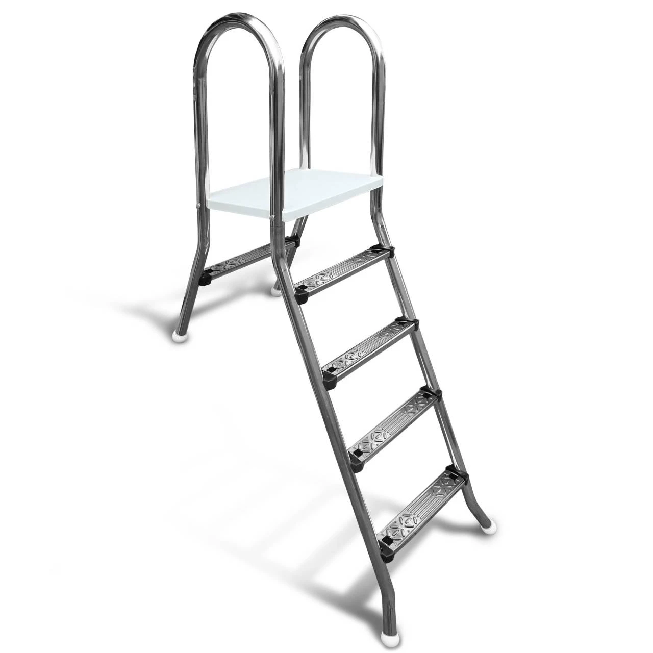 Hochbeckenleiter Edelstahl CLASSIC 120/40 Mit 1 X 4 Und 1 X 1 Stufe 3 Hochbeckenleiter Edelstahl CLASSIC 120/40 Mit 1 X 4 Und 1 X 1 Stufe