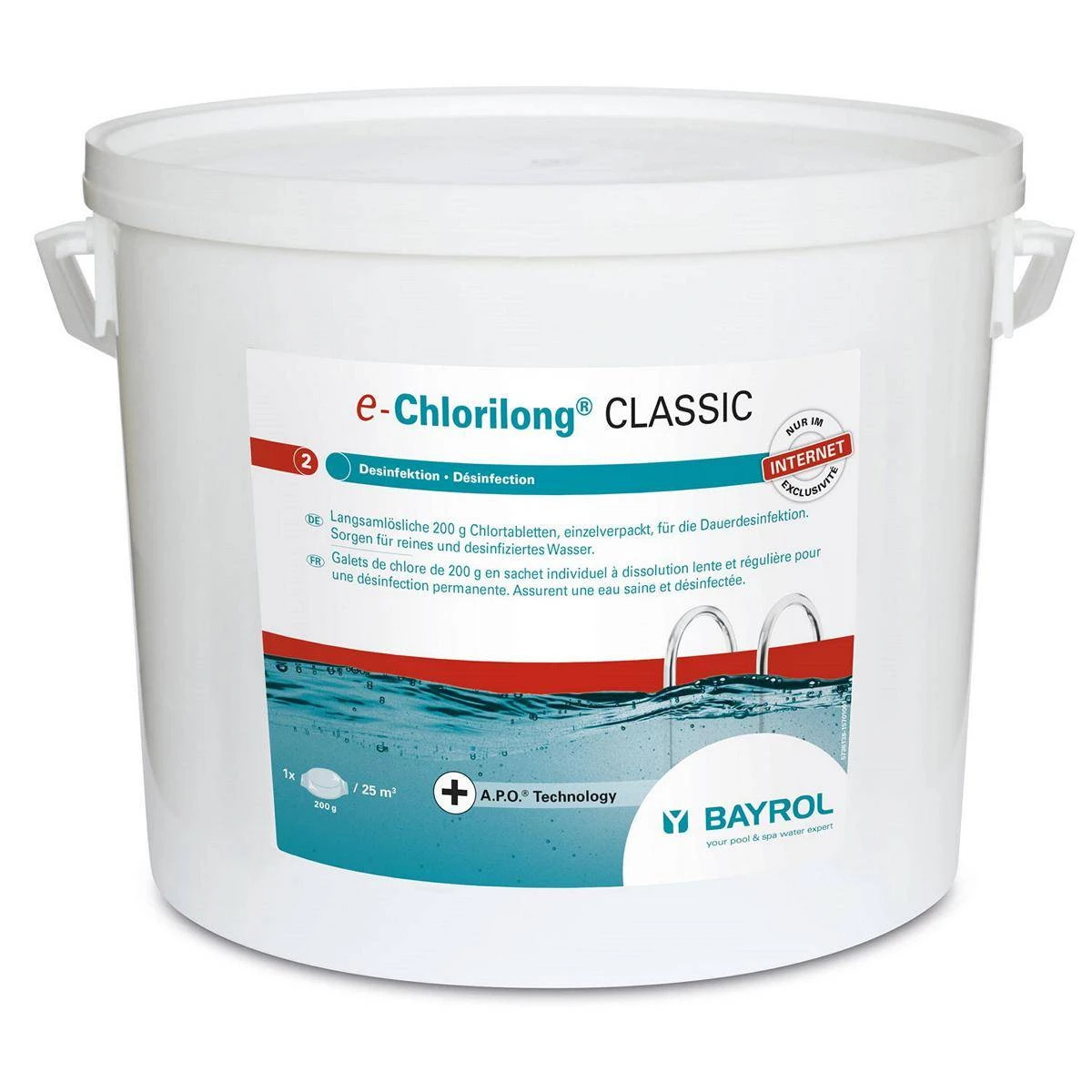 10 Kg - BAYROL E-Chlorilong® CLASSIC 200 G Tabletten 3 10 Kg - BAYROL E-Chlorilong® CLASSIC 200 G Tabletten