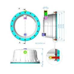 Befestigungsflansch Inkl. Schrauben Für ASTRALPOOL Einbaunische 17805 7 Befestigungsflansch Inkl. Schrauben Für ASTRALPOOL Einbaunische 17805 -Pool-Chlor-Shop Befestigungsflansch Zeichnung 70112662 1280x1280