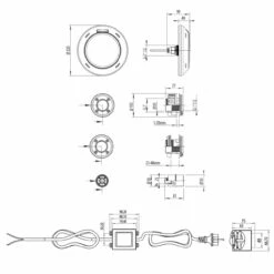 LED-Unterwasserscheinwerfer Für GRE Echtholzbecken 7 LED-Unterwasserscheinwerfer Für GRE Echtholzbecken -Pool-Chlor-Shop LED Unterwasserscheinwerfer fuer Holz und Compositebecken 70109602 2 1280x1280