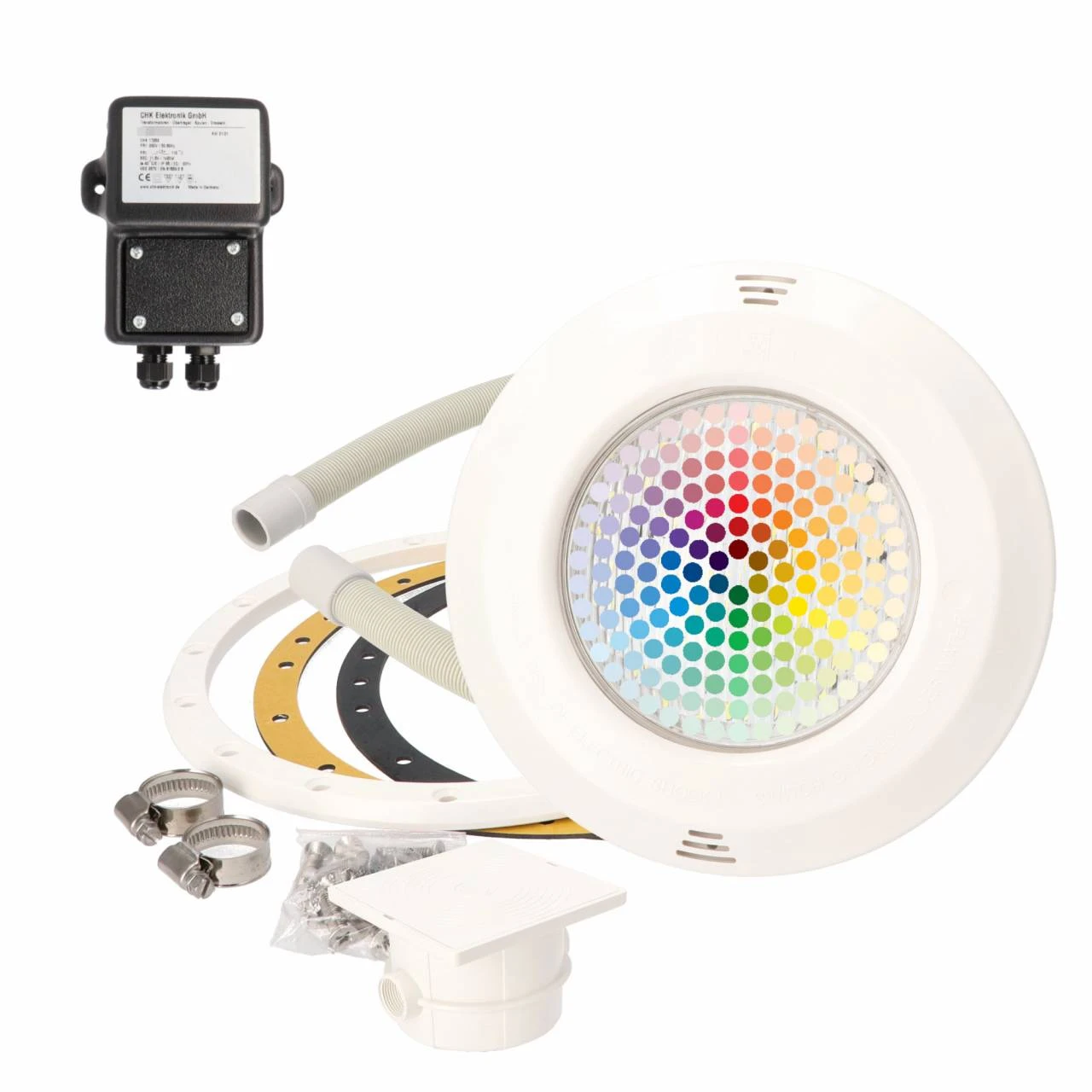 OKU Unterwasserscheinwerfer - 30W LED RGB - Inkl. Sicherheitstrafo - SET 1 3 OKU Unterwasserscheinwerfer - 30W LED RGB - Inkl. Sicherheitstrafo - SET 1