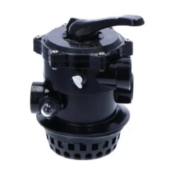 Praher 6-Wege Ventil Top Mount 12-s Schwarz Gewinde Mit Klemmring