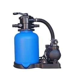 Sandfilteranlage ECO Ø 300mm Mit SPS-75-1 Pumpe 6m³/h Bis 36m³ Becken -Pool-Chlor-Shop Sandfilteranlage 300100 Eco SPS 75 OKU rechts 1280x1280