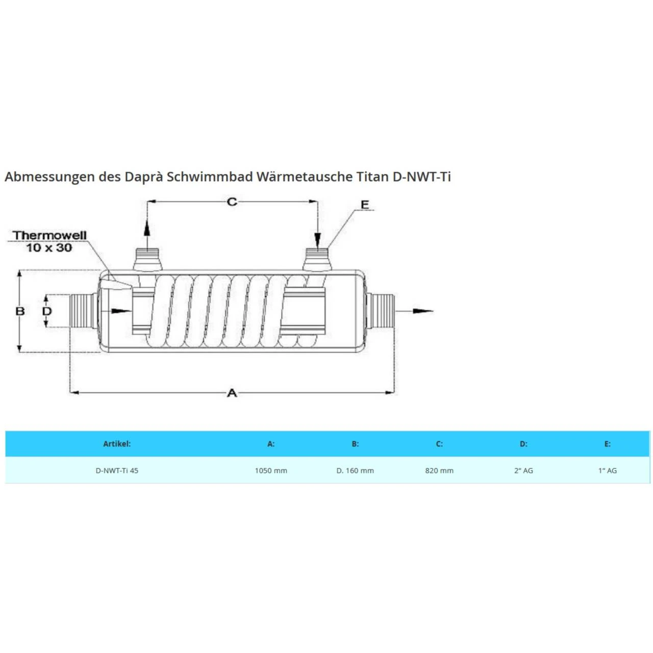 Niedertemperatur - Wärmetauscher Daprà NWT-Ti 45 Volltitan 60 KW 4 Niedertemperatur - Wärmetauscher Daprà NWT-Ti 45 Volltitan 60 KW – Bild 3
