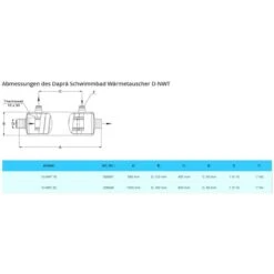 Niedertemperatur - Wärmetauscher Daprà NWT -Pool-Chlor-Shop abmessung dapra waermetauscher d nwt 1280x1280