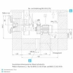 BADU JET Primavera/Deluxe Fertigmontagesatz 9 BADU JET Primavera/Deluxe Fertigmontagesatz -Pool-Chlor-Shop badu jet primavera deluxe zeichnung 1280x1280