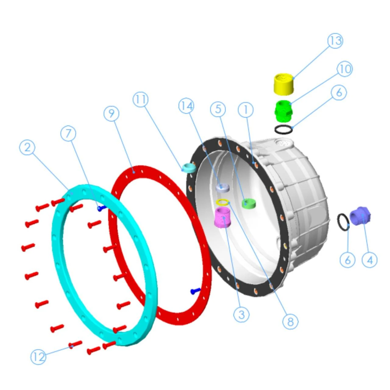 Befestigungsflansch Inkl. Schrauben Für ASTRALPOOL Einbaunische 17805 4 Befestigungsflansch Inkl. Schrauben Für ASTRALPOOL Einbaunische 17805 – Bild 2