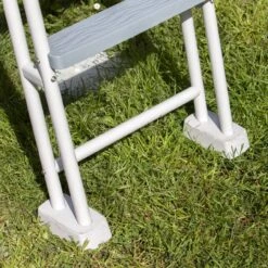 GRE Sicherheitsleiter Für Aufstellpools - Für Beckenhöhe 120cm - 132cm -Pool-Chlor-Shop gre sicherheitsleiter ES1213 aufstellbecken 6 1280x1280