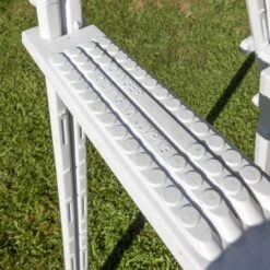 GRE Premium Sicherheitsleiter Aus HDPE Für Aufstellpools - Für Beckenhöhe 120cm - 132cm -Pool-Chlor-Shop gre sicherheitsleiter LP4L aufstellbecken HDPE 8 1280x1280