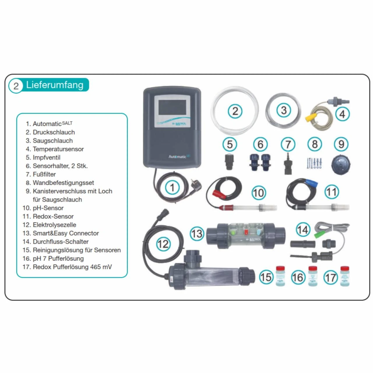 BAYROL - Automatic Salt AS7 Bis 140m³ - Inkl. WiFi 8 BAYROL - Automatic Salt AS7 Bis 140m³ - Inkl. WiFi – Bild 6