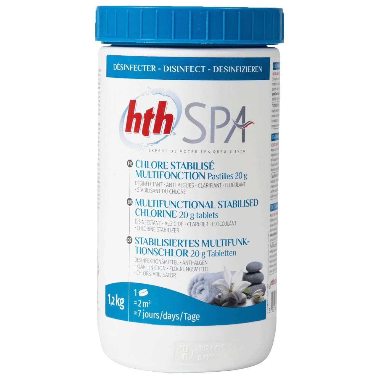 1,2 Kg - Hth® Spa CHLOR MULTIFUNKTION TABLETTEN 20g 3 1,2 Kg - Hth® Spa CHLOR MULTIFUNKTION TABLETTEN 20g