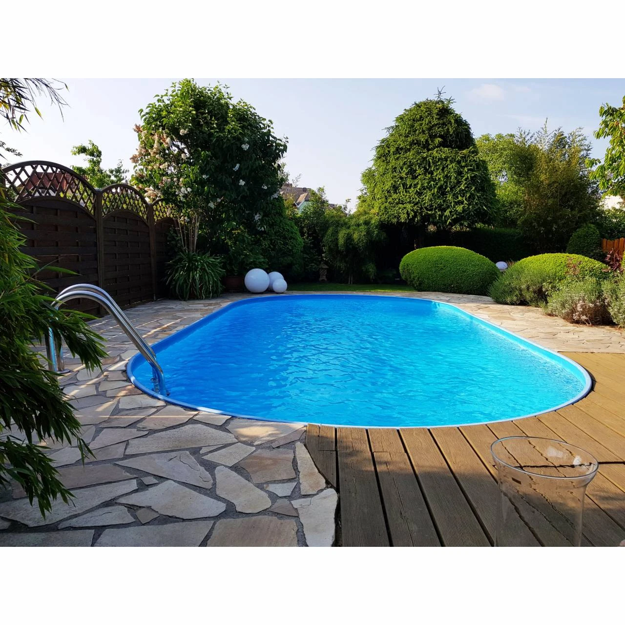 Stahlwandpool Komplettset Oval 4 Stahlwandpool Komplettset Oval – Bild 2