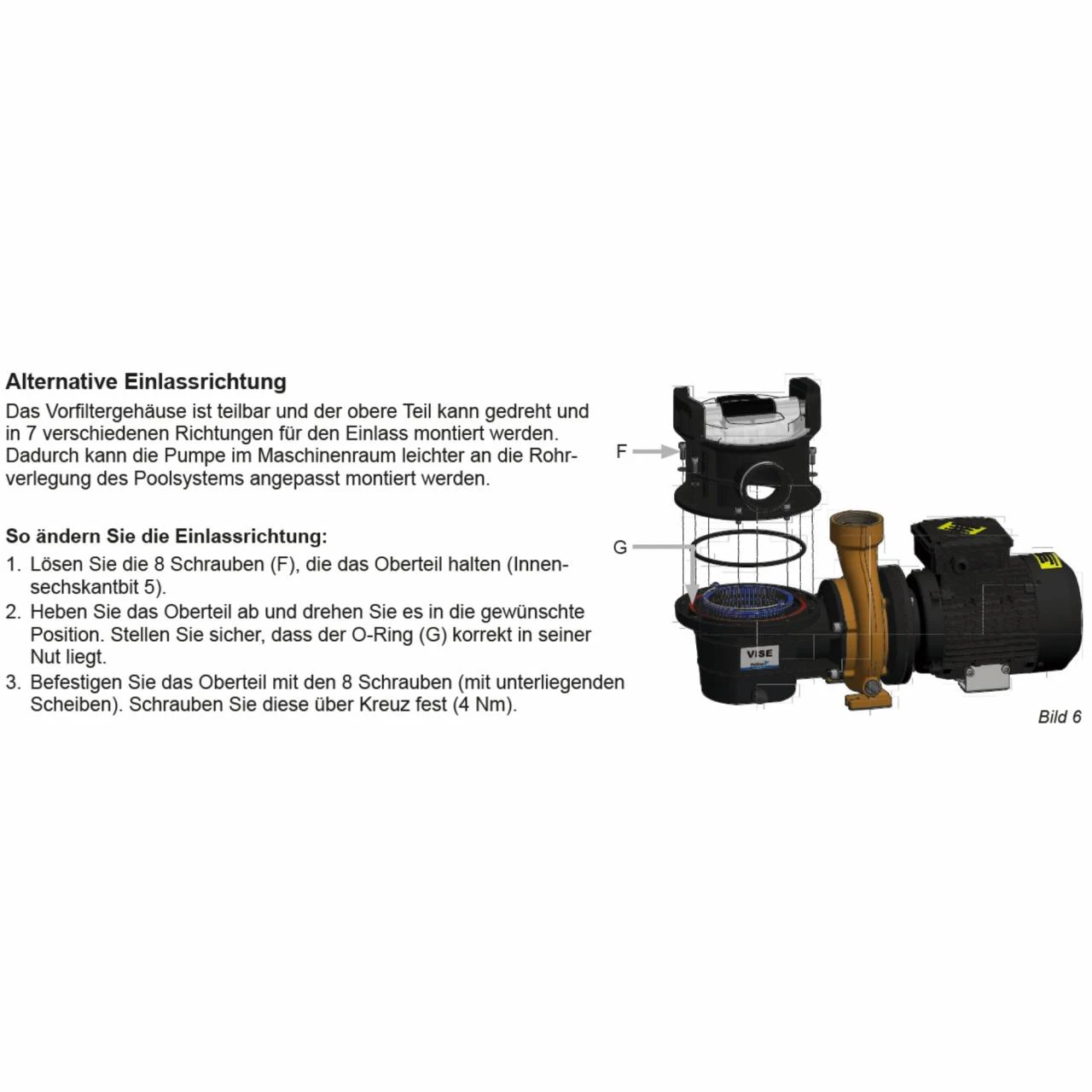 Pahlén HS 110 Water VISE - 23m³/h - 230V - 1,1 KW 4 Pahlén HS 110 Water VISE - 23m³/h - 230V - 1,1 KW – Bild 2