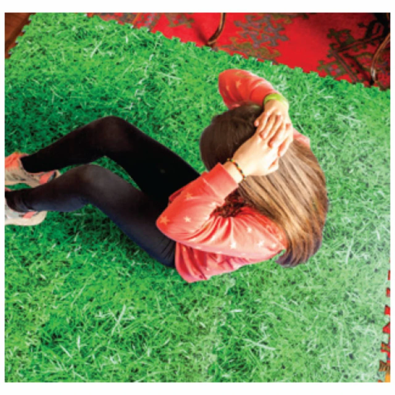 GRE Bodenschutzmatte 50 X 50 Cm, 8mm - 2,25m² - Rasenoptik 5 GRE Bodenschutzmatte 50 X 50 Cm, 8mm - 2,25m² - Rasenoptik – Bild 3