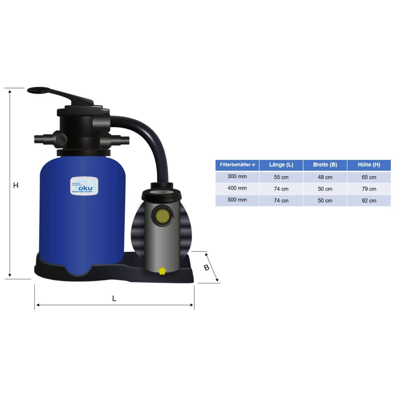 Sandfilteranlage Bali Ø 500mm Mit Speck Magic II 11 M³/h 4 Sandfilteranlage Bali Ø 500mm Mit Speck Magic II 11 M³/h – Bild 2