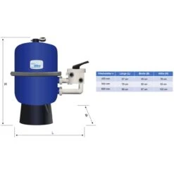 Filterbehälter Hawaii Aus Glasfaser-Kunststoff - 600mm 7 Filterbehälter Hawaii Aus Glasfaser-Kunststoff - 600mm -Pool-Chlor-Shop sandfilterbehaelter hawaii oku zeichnung 1 1280x1280 2