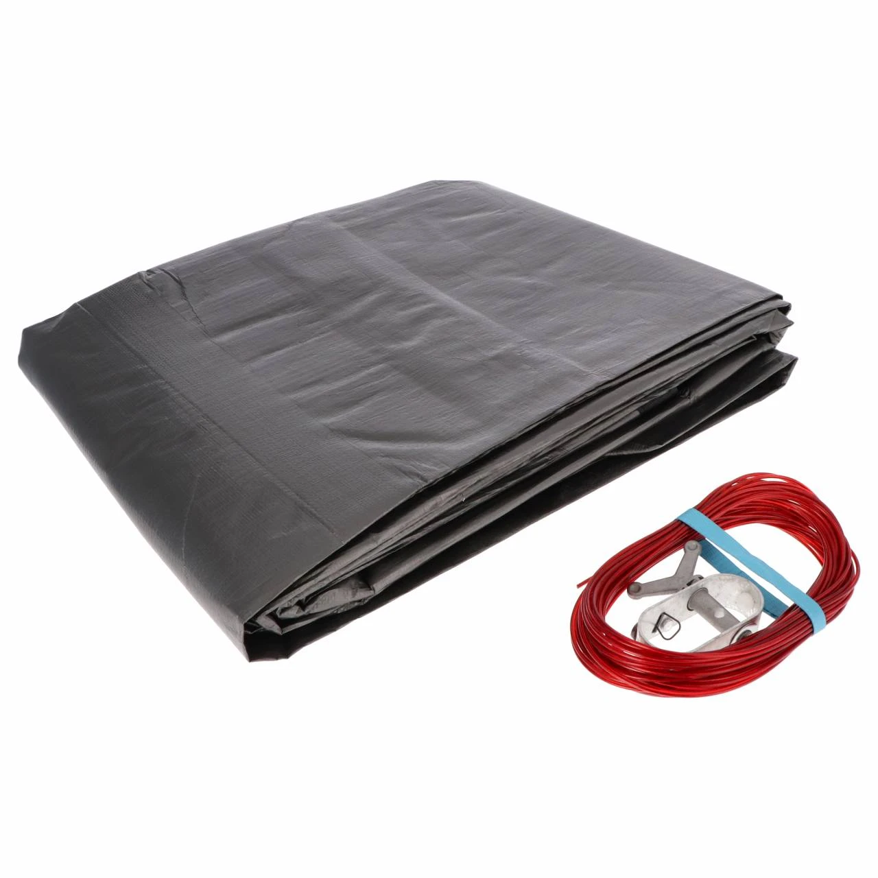 Winterabdeckplane Für Achtformbecken 220 G/m² Mit Randverstärkung 5 Winterabdeckplane Für Achtformbecken 220 G/m² Mit Randverstärkung – Bild 3